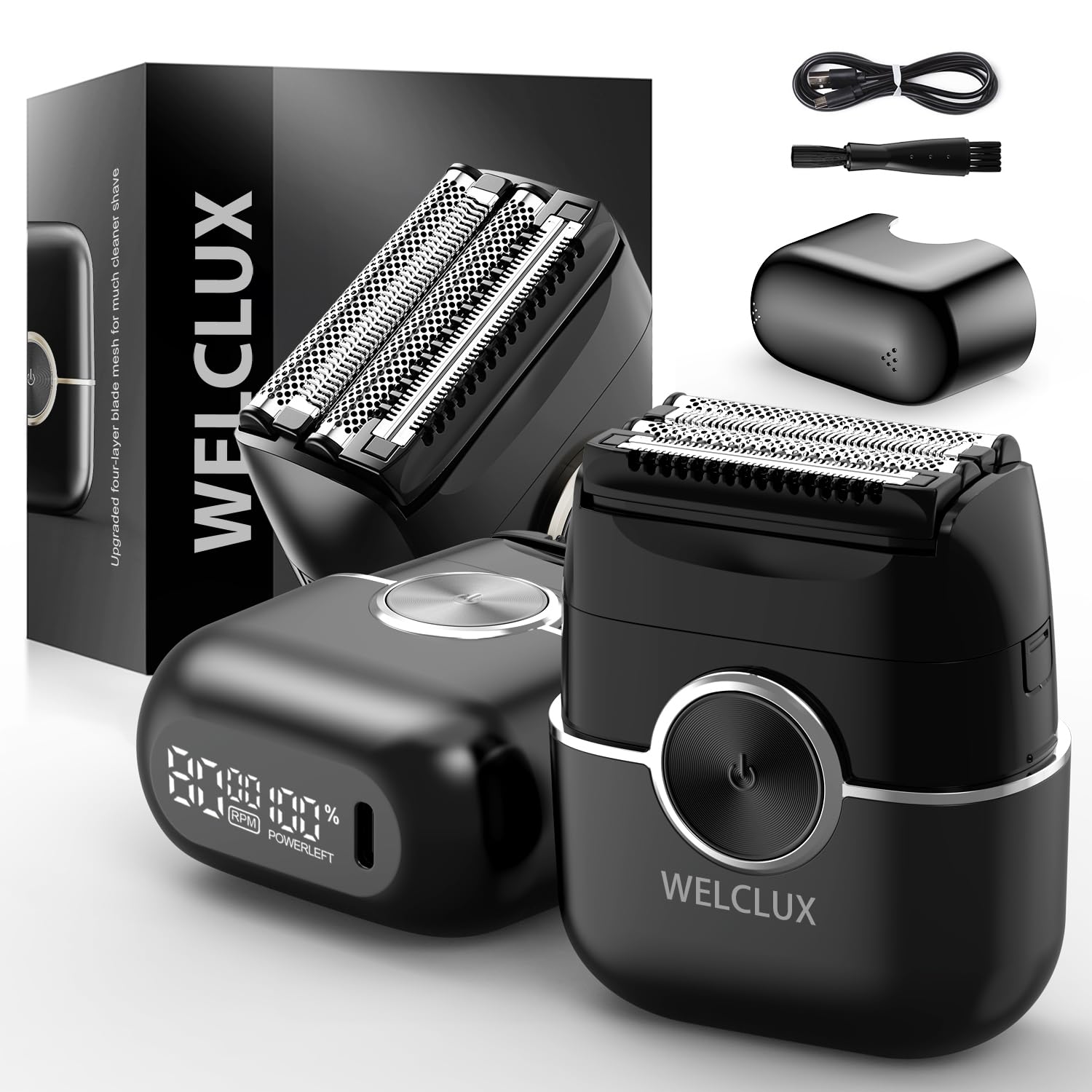 Amazon.com: Welclux Rechargeable Electric Razor for Men: Mini Foil